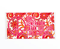 Girls' generation(SNSD) official japan tour 3(love & peace) goods_beach towel