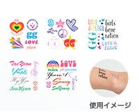 Girls' generation(SNSD) official japan tour 3(love & peace) goods_Tattoo Stickers